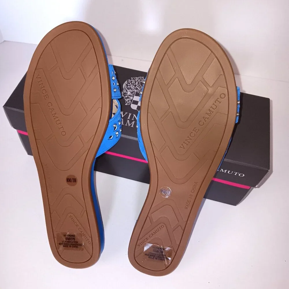 Vince Camuto ENDANA- Poolside Blue Women's Sandals- Size 7.5M - Picture 5 of 7